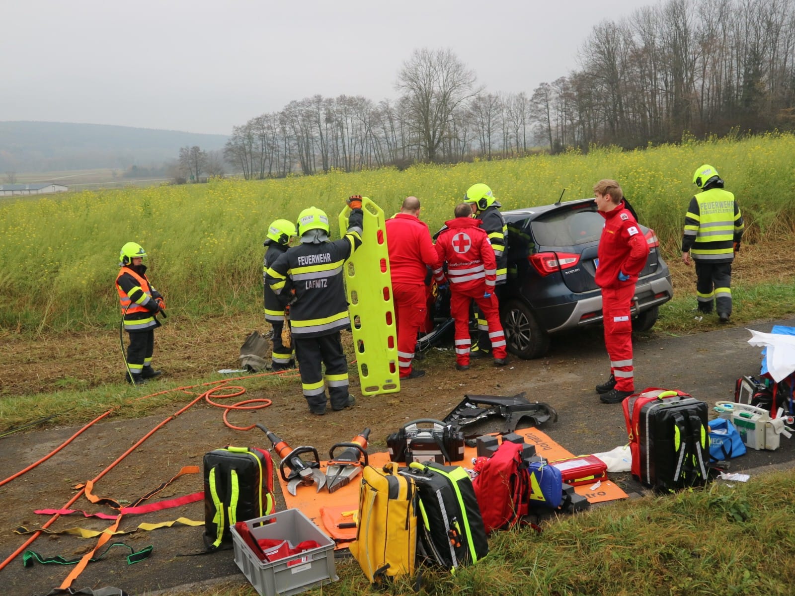 schwerer Verkehrsunfall 29.11.2022