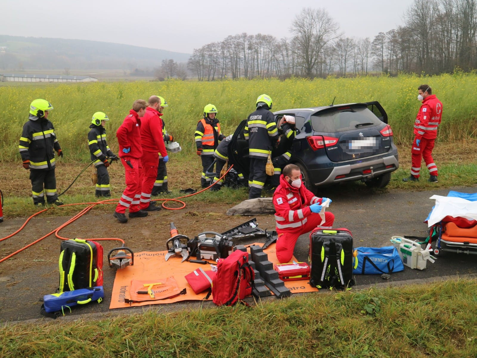 schwerer Verkehrsunfall 29.11.2022