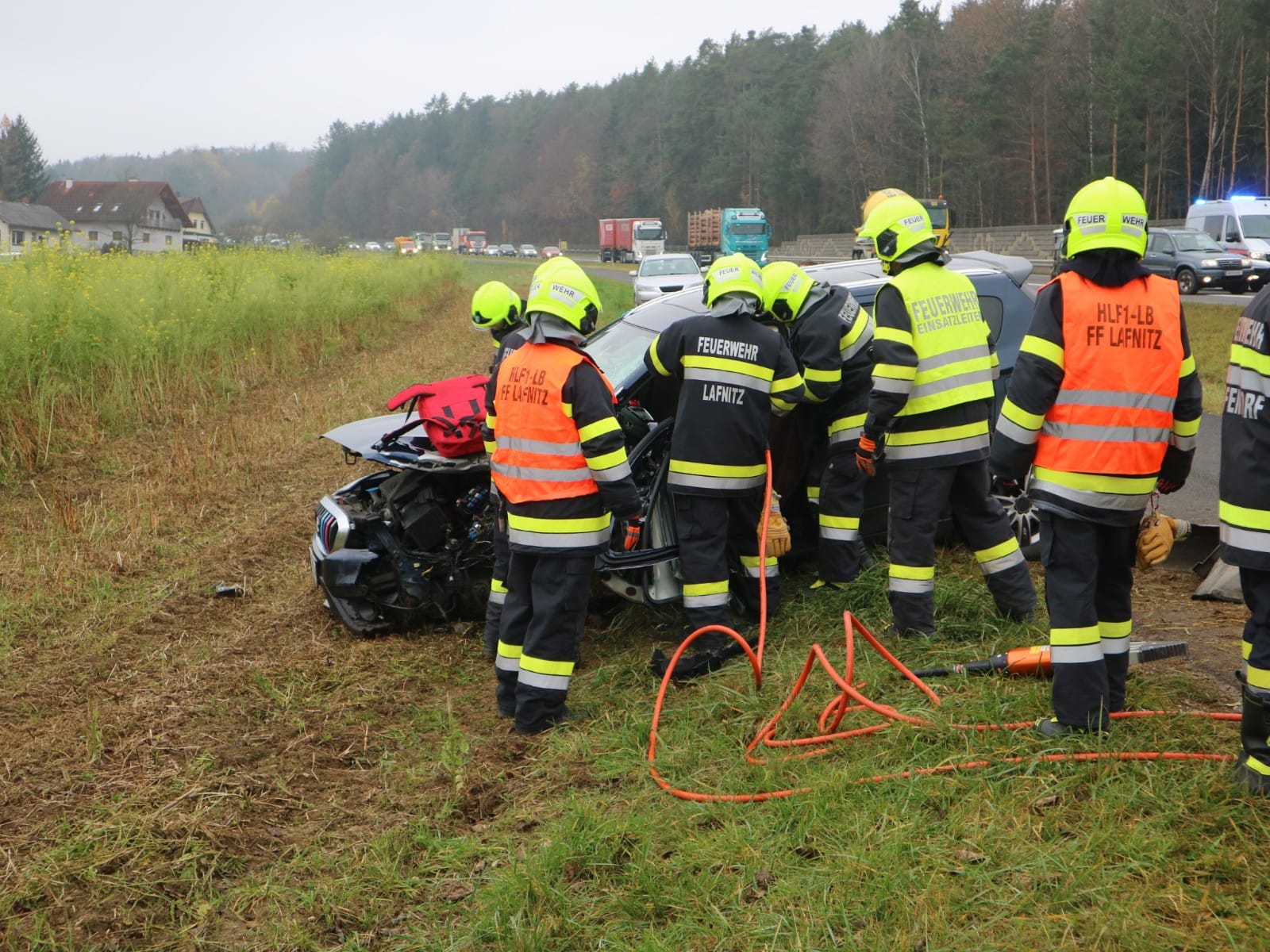 schwerer Verkehrsunfall 29.11.2022