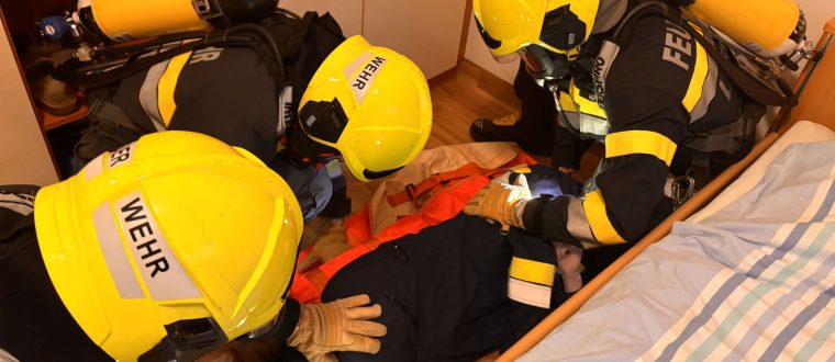 Abschnittsübung Sanität und Atemschutz