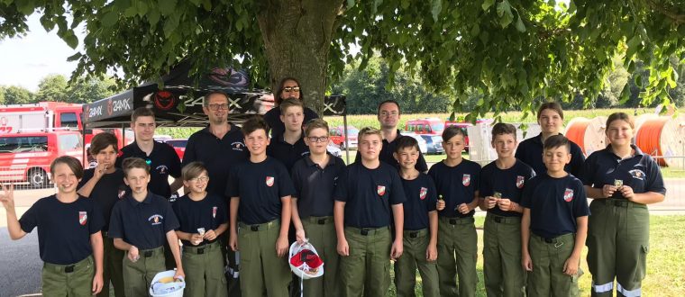 Feuerwehrjugendbewerb und Bewerbsspiel in Obertiefenbach