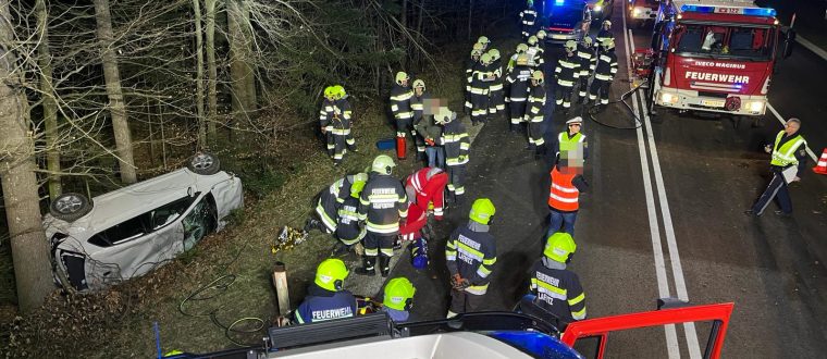 Einsatz: Schwerer Verkehrsunfall auf der B54