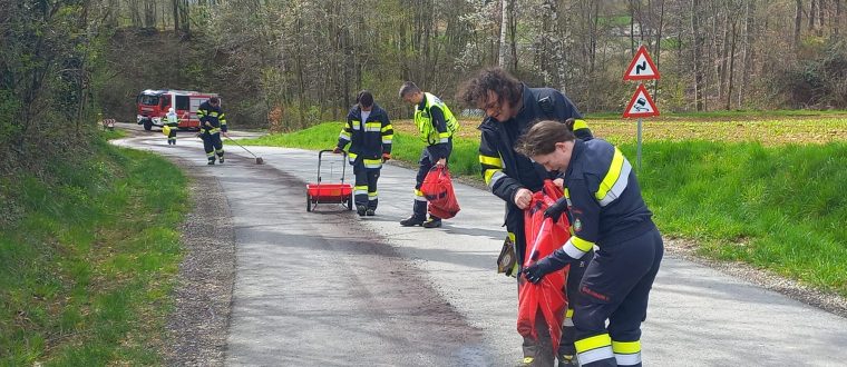 Einsatz: Ölbinden