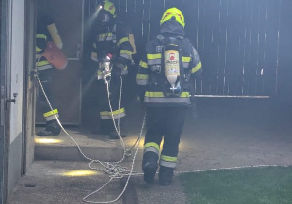 Übung: Wirtschaftsgebäudebrand Oberlungitz